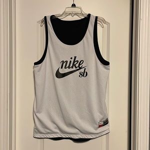 Nike SB Reversible Black and White Tank Top